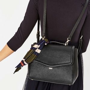 Zara Black Convertible Backpack